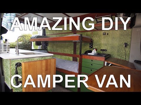 Best Self-Build DIY Camper Van I've Ever Seen Tour