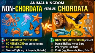 Animal kingdom| Non-chordata v/s Choradata| class 11 biology