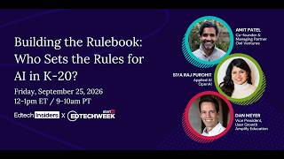 Building the Rulebook Who Sets the Rules for AI in K-20