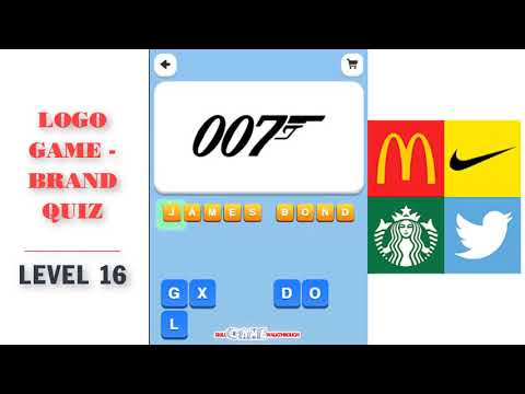 Logo Game Brand Quiz Level 16 Walkthrough SkillGameWalkthrough