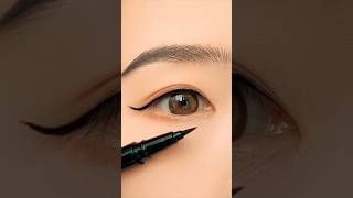 Eyeliner in Minutes#Perfect Winged Eyeliner Tutorial 🖤 | Easy Trick for Beginners | Sharp &amp; Clean.
