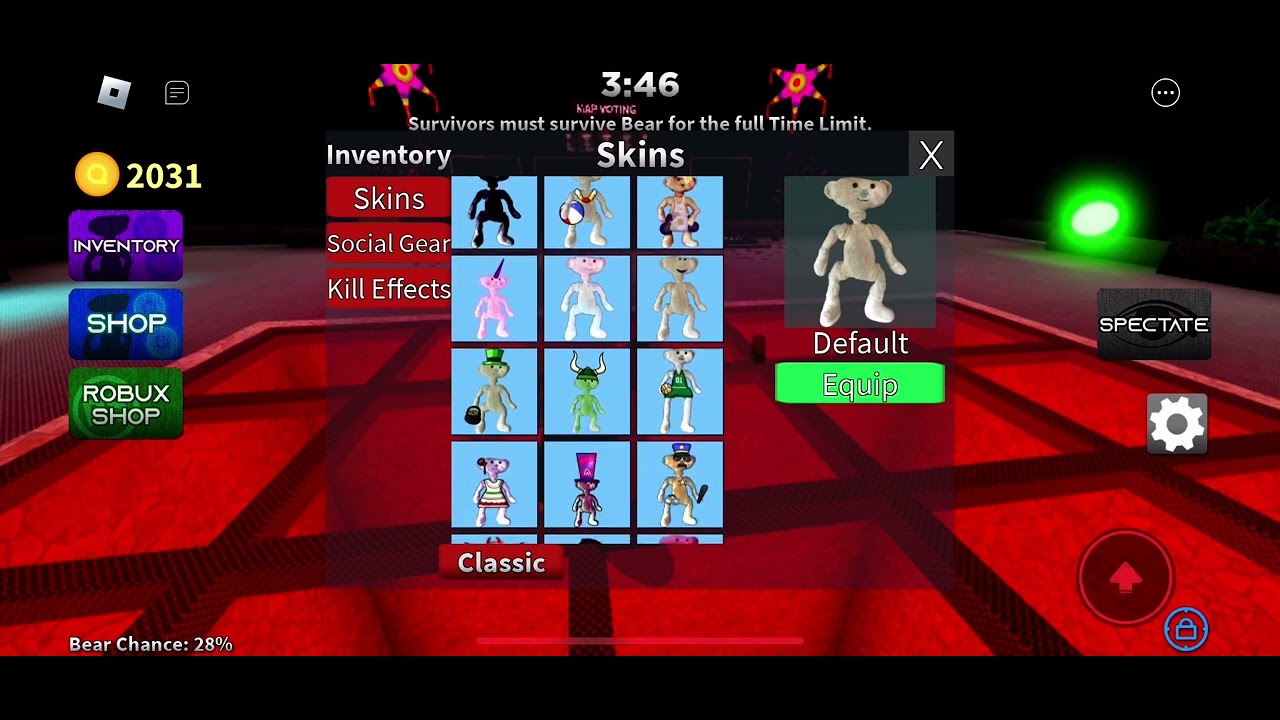 Bear alpha inventory reveal (favourite skin is cinco de Sam) - YouTube