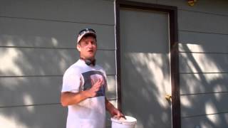 Exterior Painting Step 3: Caulking the House