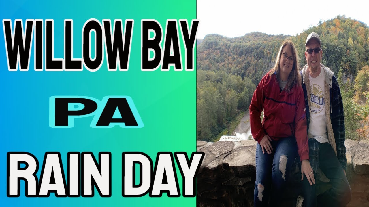 Willow Bay PA Camping in the rain allegheny national forest travel vlog