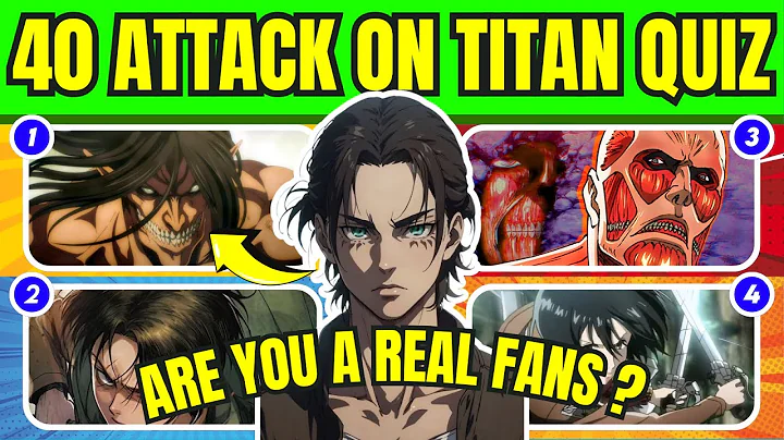Are You a TRUE ATTACK ON TITAN Fan? Take This Quiz NOW!