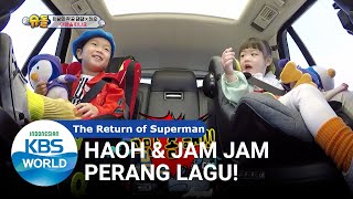 Haoh & Jam Jam Perang Lagu [The Return of Superman/14-06-2020][SUB INDO]