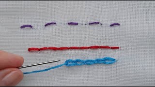 7 Basic Embroidery Stitches - Great for Beginners
