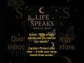 #LifeSpeaks #SpiritualGrowthProgress #SpiritualMatters #SelfExpression #spiritualLife