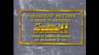 Crocodile Dundee II Announcement Trailer (1987)