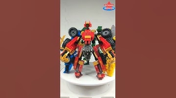 Shorts : Road Caesar !! ⚡️ How to make a Robot Sembo Block 103280 Bricks Lego Transformers Combiner