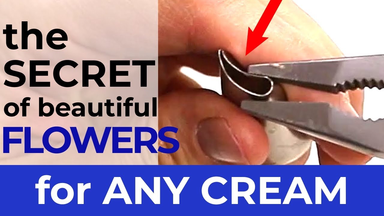 СЕКРЕТ прекрасных ЦВЕТОВ для НЕЖНЫХ лепестков. Для любого крема.