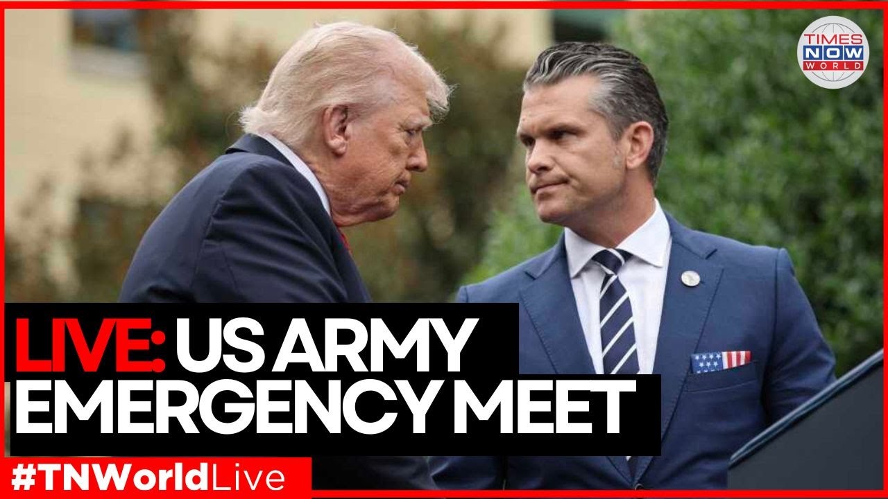 Trump, Hegseth summon U.S. generals and admirals, calls emergency meeting at Quantico