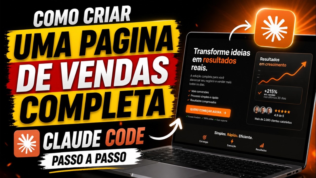 Como Criar uma Página de Vendas Completa com Claude Code (Passo a Passo ...