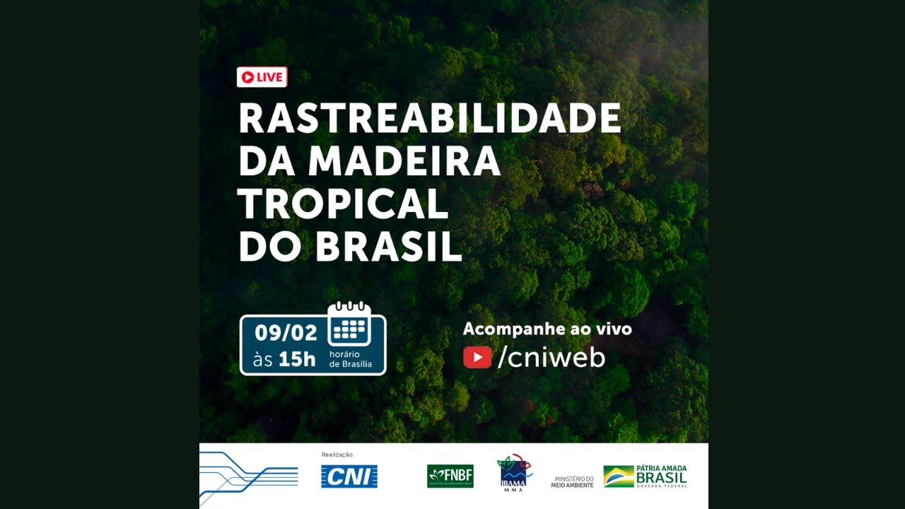 Webinar | Rastreabilidade da Madeira Tropical do Brasil