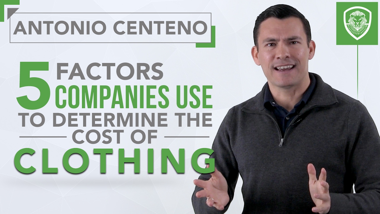 5 Factors Companies Use to Determine the Cost of Clothing YouTube