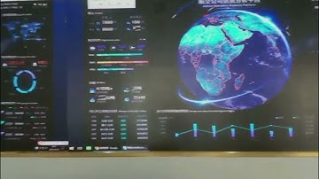 Airport big data control room LED display