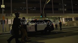 LA police swiftly enforce downtown curfew as protests against Trump's immigration crackdown continue