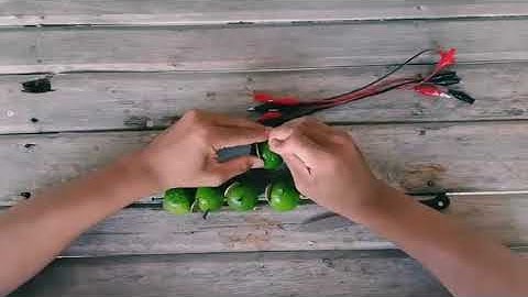 PRAKTIKUM KIMIA SEL VOLTA | Pembuatan baterai menggunakan jeruk nipis