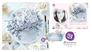 THE PLANT DEPARTMENT - Mixed Media Canvas Tutorial by Sanna Suomalainen