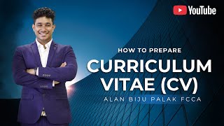 Full How to prepare a CV/ Resume for Big 4 firms  | Alan Biju Palak  |  ACCA | CA | Covering letter | 4K Guide
