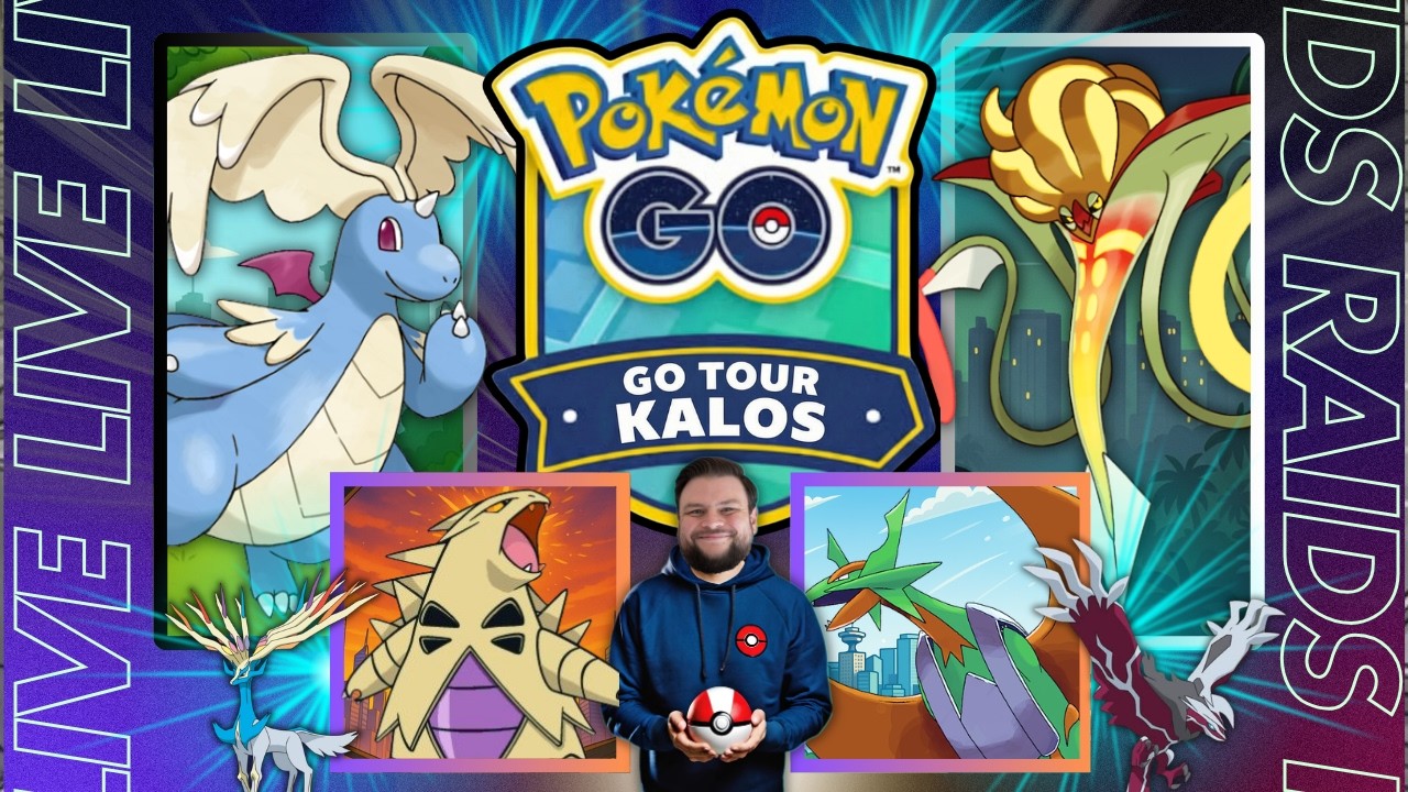 ✨️Kalos Tour Day 2 Shiny Hunting Raids in Pokémon GO Live