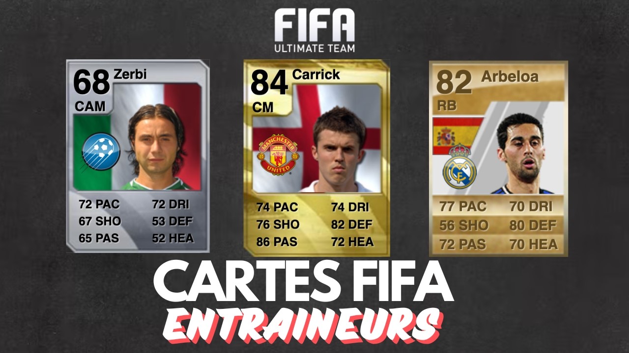 FIFA - Les cartes des entraîneurs quand ils étaient joueurs !