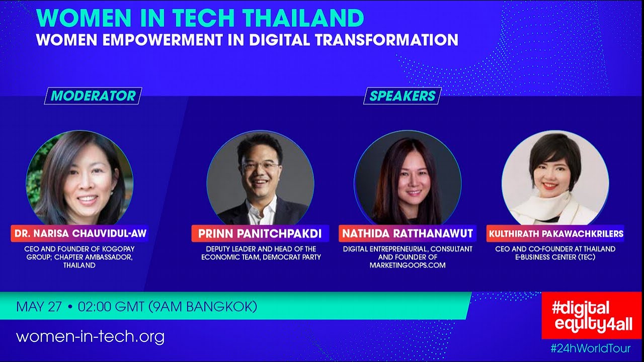 Women in Tech Thailand - 24h World Tour - YouTube