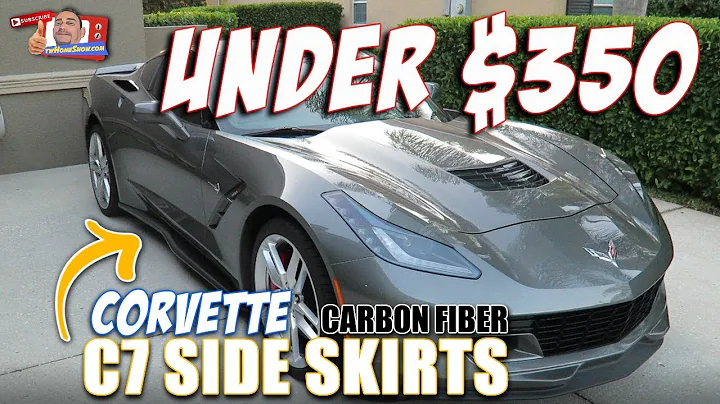 Carbon Fiber Side Skirts | INSTALL and REVIEW | C7 Stingray Corvette