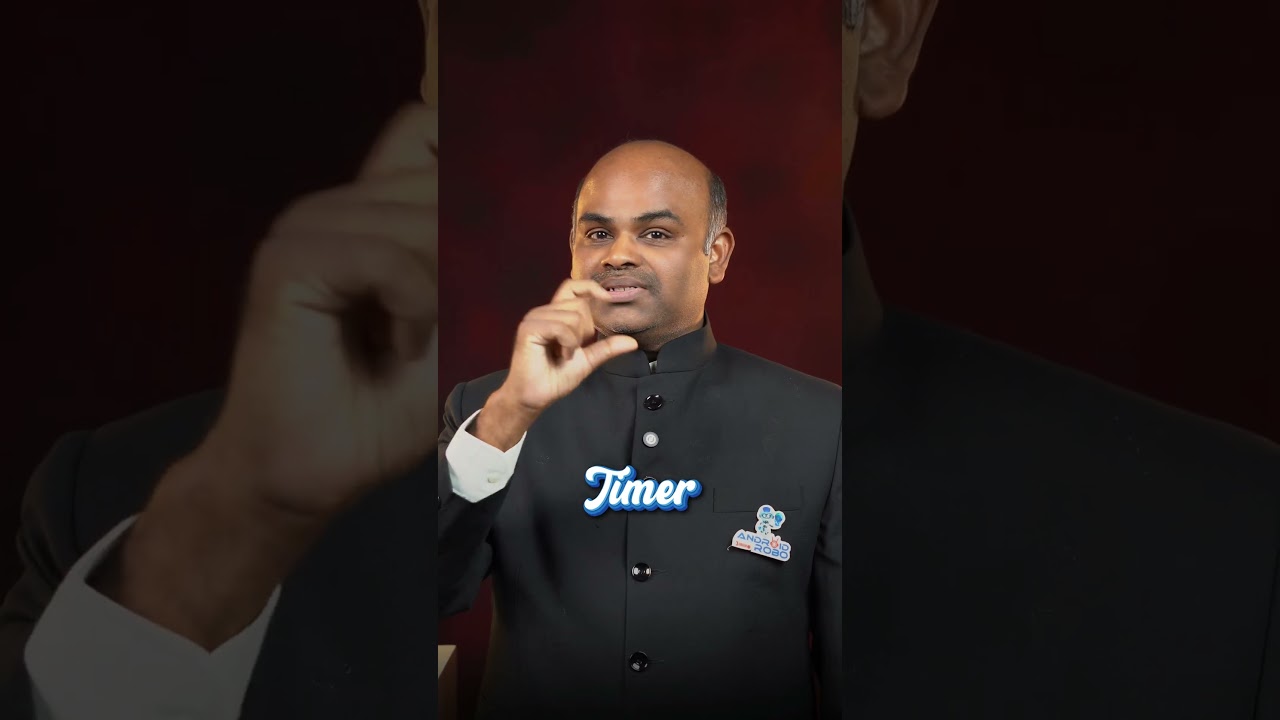 Sand clock: Big Parenting Change! Roboman Vinodhan