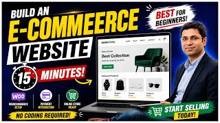 Build a Professional E-Commerce Website in Just 15 Minutes 🔥 | WordPress + WooCommerce .