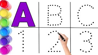 A for Apple & Count 123 🔢 | ABC One Two Three | 123 Song | Fun Learning Video for Kids