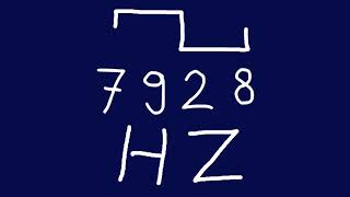 7928 hz square