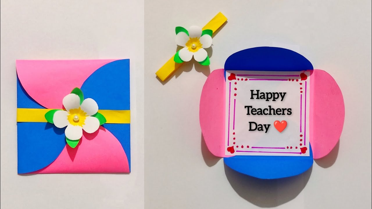 DIY Teachers Day Card | Handmade Teachers day making idea | Easy and