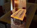 Making a Glowing Luxury Epoxy Rug Table!🔥