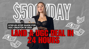 Become a UGC CREATOR | MAKE $100,000+ / YEAR |(STEP-BY-STEP GUIDE)