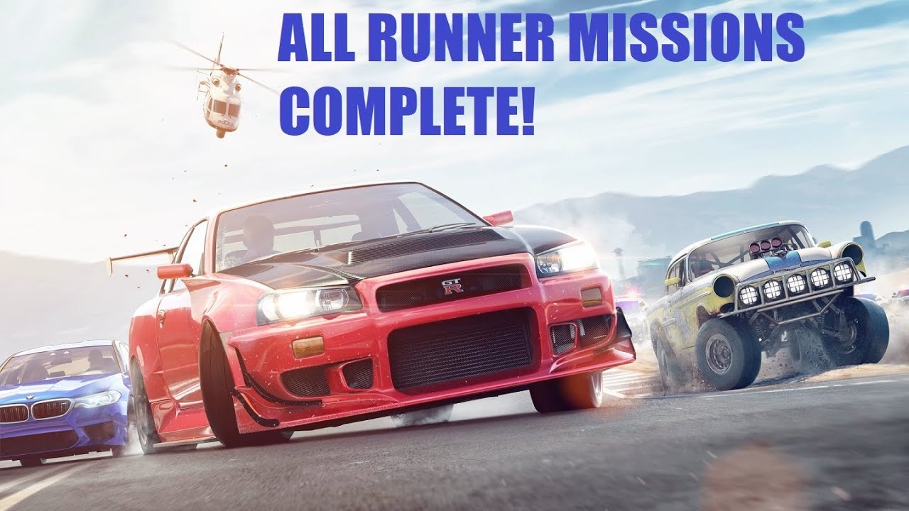 NFS PAYBACK 2017 | ALL RUNNER MISSIONS COMPLETE! (BEFORE TRAP)
