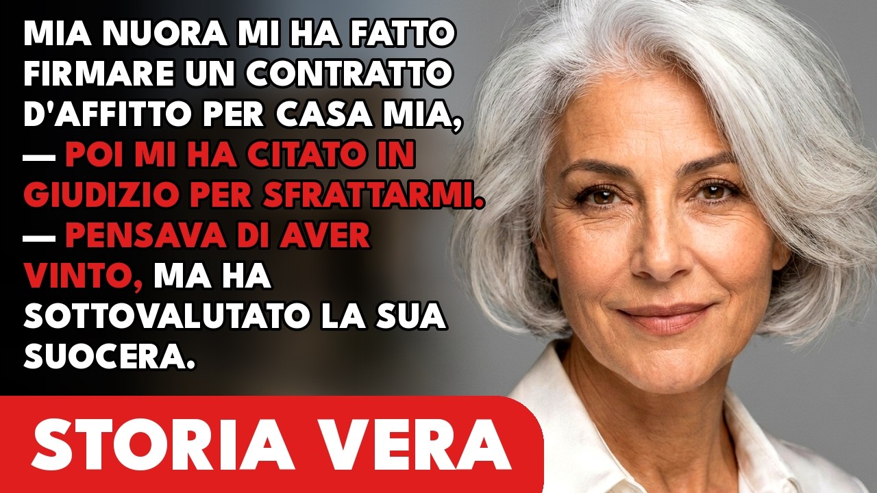 Sono la suocera che tutti giudicano senza conoscere. Un anno fa mia nuora ha cercato di portarmi in tribunale per rubarmi la casa, e rideva in aula mentre diceva che non riuscivo nemmeno a pagarmi...