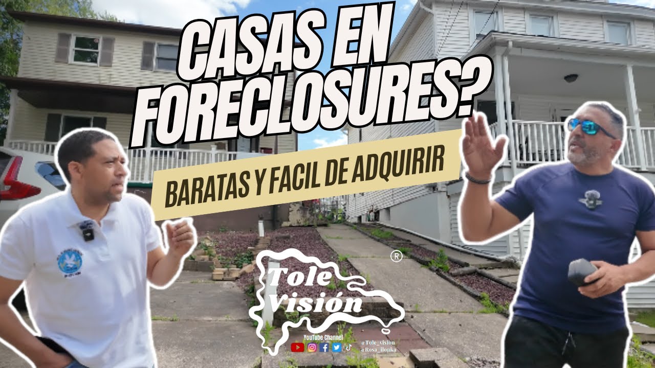 Así es como se compra casas BARATAS en FORECLOSURE! YouTube