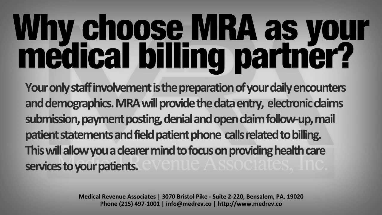 Why Choose Medical Revenue Associates as your Medical Billing Partner ?