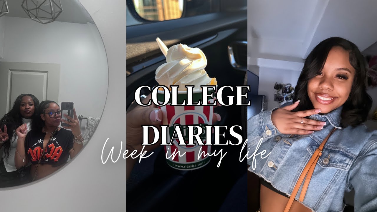 College Diaries 001: Week In My Life @Morgan State (practice, self-date, friends, party and more)