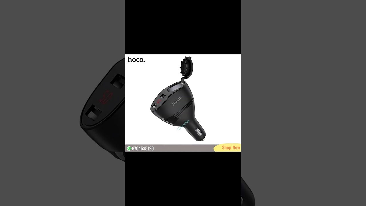 ✨ New Arrival 2025: HOCO Z34 Thunder Power Car Charger ✨