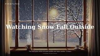 눈 내리는 창밖을 바라볼 때 ❄️ | Watching Snow Fall Outside | 8 Hours Jazz Playlist