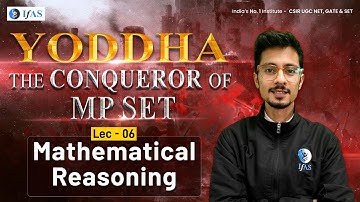 Lecture 5: Mathematical Reasoning and Aptitude MP SET | MP SET Paper 1 Preparation