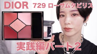 【 DIOR2022】サンククルールクチュール729 ローザムタビリス　実践編パート2