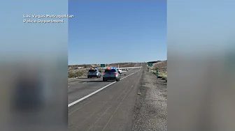 Caught on camera: pilot makes emergency landing on highway in Nevada