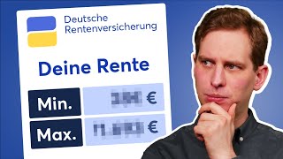 Die höchste/niedrigste Rente, die du in Deutschland bekommen kannst!