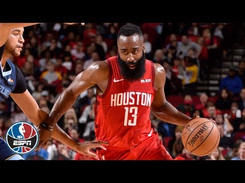James Harden drops 40 in 4th-straight game in Rockets' win vs. Grizzlies | NBA Highlights