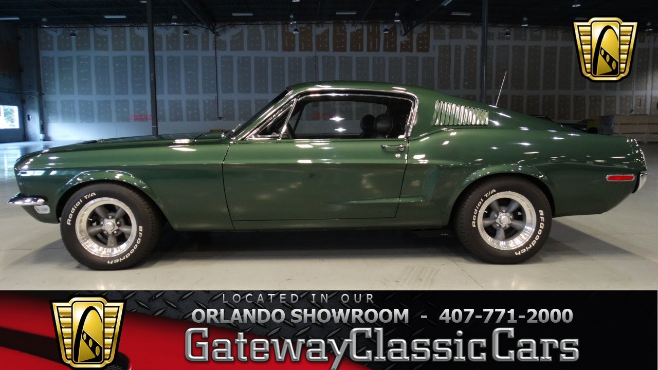 1968 Ford Mustang Fastback Gateway Classic Cars Orlando 
