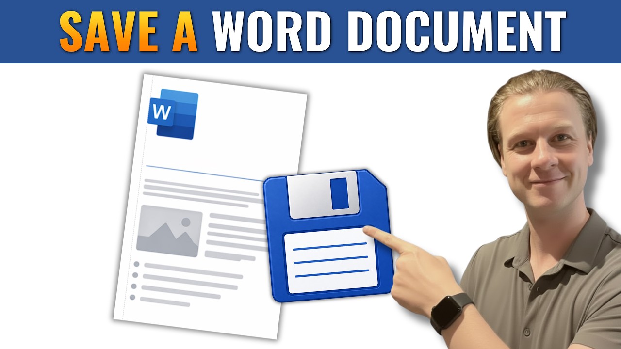 Save a Word document: How to Save in Word video thumbnail