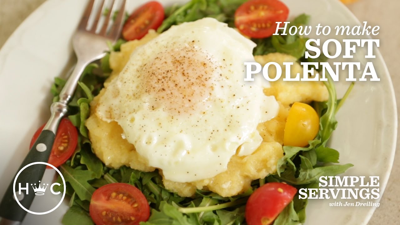 Soft Polenta for Breakfast or a Lazy Dinner Simple Servings YouTube